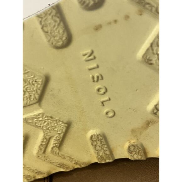 Nisolo Go-To City Hiker Boots •Wimen 8.5• Tan Almond Lace Up Anthropologie $350 main image 4